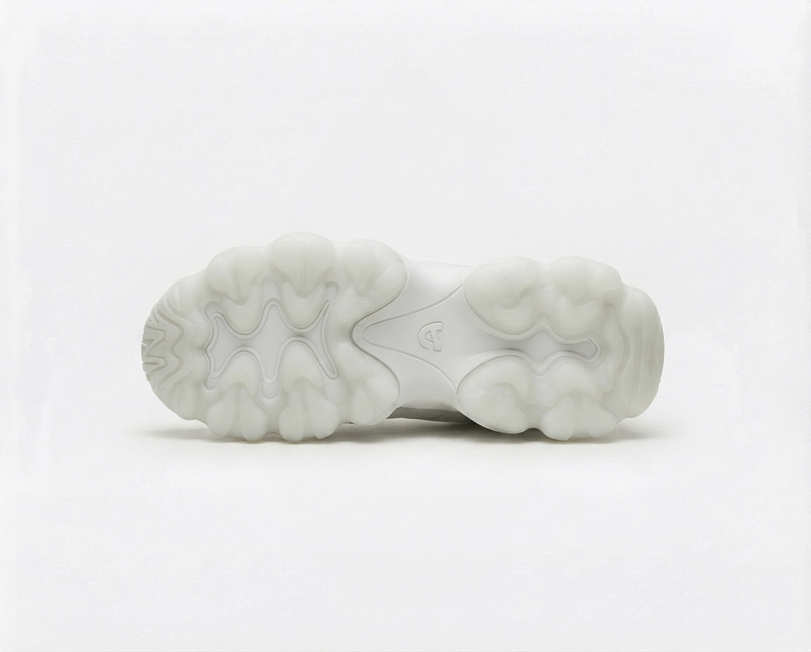 CloudBubble Max Platform Sneakers – All White